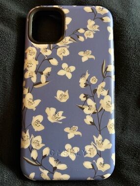 Casely Purple Floral Protective Phone Case. For iPhone11.